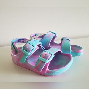 Toddler Girls' Ade Multi-Color Footbed Size 9